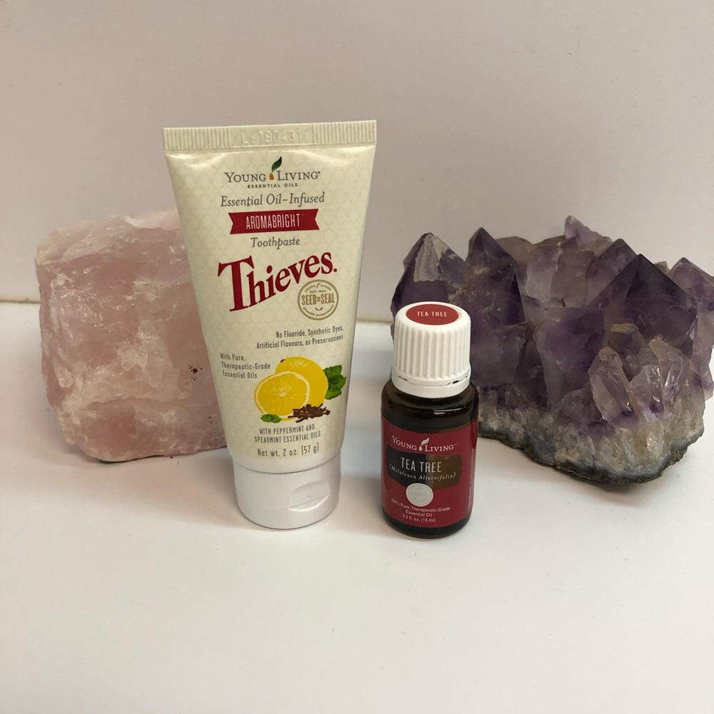 Young Living Toothpaste & Tea Tree oil